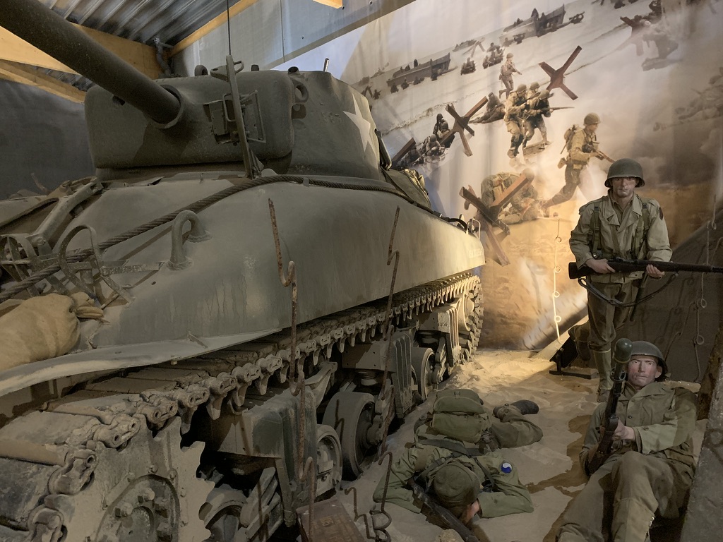 Detail einer historischen Inszenierung im Overlord Museum